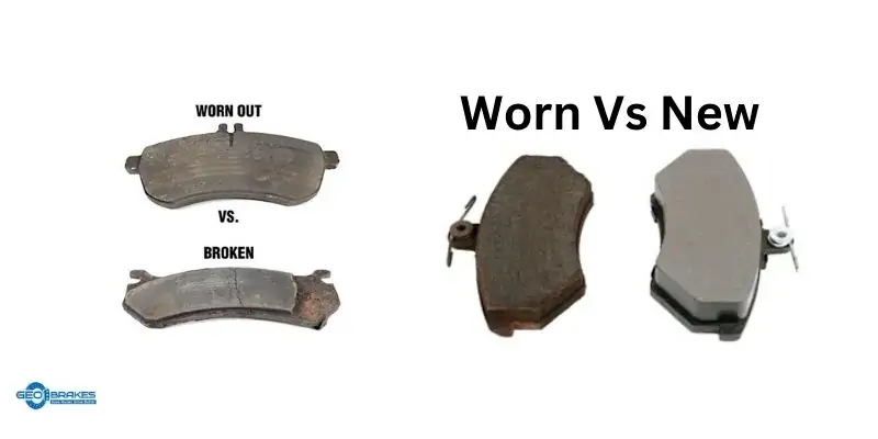 Worn Brake Pads